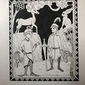 My project for course: Fairy-Tale Illustration with Pen and Ink. Desenho, Desenho artístico e Ilustração com tinta projeto de zoe_scott - 10.05.2023
