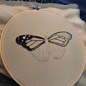 Mi proyecto del curso: Técnicas de bordado realista. Traditional illustration, Embroider, and Textile Design project by Paula Espinoza Espinosa - 12.12.2022