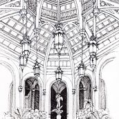 The Biltmore Estate Ein Projekt aus dem Bereich Traditionelle Illustration, Architektur, H, werk, Bildende Künste, Grafikdesign, Social Media, Instagram, Tattoodesign und Innenarchitektur von Roberto Bernal - 13.12.2022
