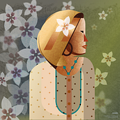 Mes projets du cours : Portrait géométrique minimaliste par Maria Picasso Piquer. Een project van Ontwerp van personages y Vectorillustratie van Anatole OuYadlajoie - 13.12.2022