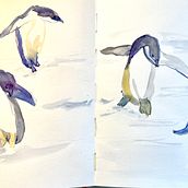 My project for course: Creative Watercolor Sketching for Beginners Ein Projekt aus dem Bereich Traditionelle Illustration, Skizzenentwurf, Kreativität, Zeichnung, Aquarellmalerei und Sketchbook von elisabethabelglass - 11.12.2022