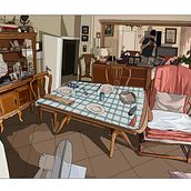 Grandma's Living Room. Traditional illustration, Design, Editorial Design, Drawing, and Decorative Painting project by CESAR ALONSO PORRAS - 12.13.2022
