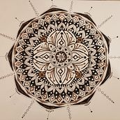 Mon projet du cours : L'art de dessiner des mandalas : créez des motifs géométriques . % Marie-Lise VERNET tarafından hazırlanan Çizim, Mürekkep İllüstras, Ve onu projesi - 12.13.2022