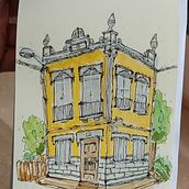 Mi proyecto del curso: Dibujo arquitectónico expresivo con marcadores de colores. Sketching, Drawing, Architectural Illustration, Sketchbook & Ink Illustration project by David - 12.14.2022