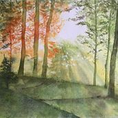 Il mio progetto del corso: Paesaggi incantevoli ad acquerello: dipingi con la luce. Painting, and Watercolor Painting project by Laura Scuriatti - 12.14.2022