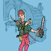 Better hide from Pete – he loves to have fun.. Traditional illustration, Character Design, Drawing, Digital Illustration & Ink Illustration project by juicerlines - 12.14.2022