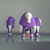 Toy Design for 3D Printing. Un proyecto de Diseño de juguetes, Art to y Diseño de personajes 3D de Kai Kai - 14.12.2022