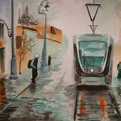 My project for course: Architectural Sketching with Watercolor and Ink Ein Projekt aus dem Bereich Skizzenentwurf, Zeichnung, Aquarellmalerei, Architektonische Illustration, Sketchbook und Illustration mit Tinte von talya8615 - 15.12.2022