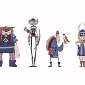 Mi proyecto del curso: Fábrica de personajes ilustrados. Un proyecto de Ilustración tradicional, Diseño de personajes, Ilustración digital, Ilustración infantil y Narrativa de Sergi Perpinyà - 15.12.2022
