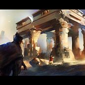 Mi proyecto del curso: Concept art para videojuegos (Nacho Yagüe). Ilustração tradicional, Ilustração digital, Videogames, Concept Art, e Design de videogames projeto de Micaela Giambruni - 06.12.2022