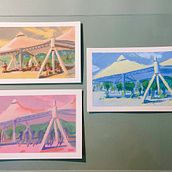 My project for course: Gouache Painting of Urban Landscapes. Un proyecto de Ilustración tradicional, Pintura y Pintura gouache de whitenoon2022 - 16.12.2022