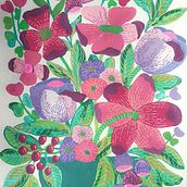 My project for course: Floral Illustration with Gouache Paint. Digital Illustration, Botanical Illustration, and Gouache Painting project by kolstyle - 12.10.2022