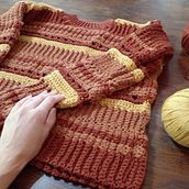 Mi proyecto del curso en colores tierra. Projekt z dziedziny Projektowanie mod,  Tkactwo, Sz, dełkowanie, Wzornictwo tekst i liów użytkownika Maria Marta Bernabeu - 16.12.2022