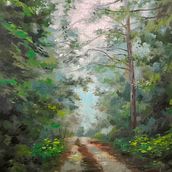 Mi proyecto del curso: Pintura al óleo de paisajes: explora la luz. Un progetto di Illustrazione tradizionale, Belle arti, Disegno a matita, Pittura ad olio e Illustrazione naturalistica di John Joven - 10.12.2022