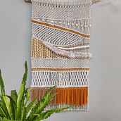 Meu projeto do curso: Introdução ao macramê: criação de um tapete decorativo. Macramé project by Rubia França - 12.17.2022