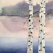 Il mio progetto del corso: Paesaggi ad acquerello ricchi di atmosfera. Fine Arts, Painting, and Watercolor Painting project by Luisa Smaniotto - 12.17.2022