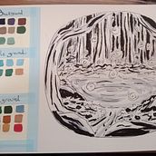 Mon projet du cours : Peinture de paysages enchantés à la gouache Ein Projekt aus dem Bereich Traditionelle Illustration, Malerei und Gouachemalerei von fengry - 17.12.2022