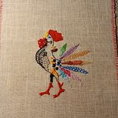 Il mio progetto del corso: Tecniche di ricamo: illustrare con ago e filo. Embroider, and Textile Design project by Tatiana Pavlova - 12.17.2022