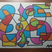 trazos. Painting project by Marisol Teresa Opreni - 12.18.2022