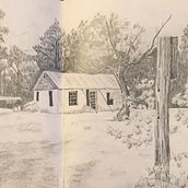pencil in a sketchbook. Un progetto di Illustrazione tradizionale di Julie Bush - 18.12.2022