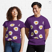 Floral Modern Seamless Pattern Designs Classic T-Shirt. Un progetto di Pubblicità, Illustrazione tradizionale, Br, ing, Br, identit, Fashion design, YouTube Marketing, Marketing per Instagram, Growth Marketing e Textile Design di Sneha Amin - 16.12.2022