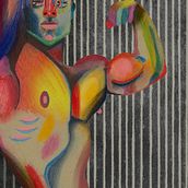 My project for course: Expressive Figure Drawing: Explore Lines, Shapes and Colors. Un progetto di Belle arti, Disegno a matita, Disegno, Disegno di ritratti, Disegno realistico, Disegno anatomico e Pittura gouache di waywardrobbie - 19.12.2022