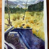My project for course: Natural Landscapes in Watercolor Ein Projekt aus dem Bereich Bildende Künste, Malerei und Aquarellmalerei von elisabethabelglass - 19.12.2022