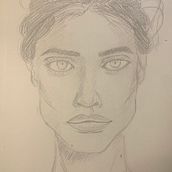 Mi proyecto del curso: Cuaderno de retratos a línea con grafito. Un proyecto de Bocetado, Dibujo, Dibujo de Retrato y Sketchbook de Adriana Oh - 19.12.2022