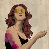 My project for course: Illustrated Portraits with Procreate. Traditional illustration, Vector Illustration, Digital Illustration, and Portrait Drawing project by Revital OH - 12.19.2022