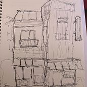 My project for course: Expressive Architectural Sketching with Colored Markers. Sketching, Drawing, Architectural Illustration, Sketchbook & Ink Illustration project by anidhakemsley - 12.13.2022