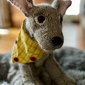 My project for course: Knitting Realistic Stuffed Animals: Make a Puppy from Yarn. Fiber Arts, DIY, Knitting, and Textile Design project by dexterda - 12.19.2022