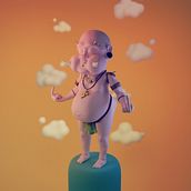 Zubuda. Design, 3D Character Design, and 3D Modeling project by J Cente - 12.13.2022