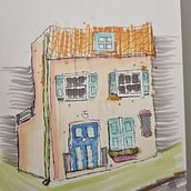 Meu projeto do curso: Desenho arquitetônico expressivo com marcadores coloridos. Sketching, Drawing, Architectural Illustration, Sketchbook & Ink Illustration project by Beatriz Spalding - 12.13.2022