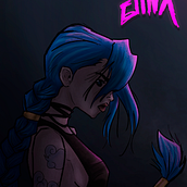 Jinx Ein Projekt aus dem Bereich Traditionelle Illustration und Design von Santiago Sebastian Gil Mansilla - 20.12.2022
