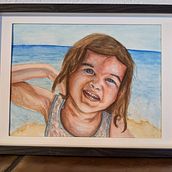 Mein Abschlussprojekt für den Kurs: Artistische Aquarellporträts. Projekt z dziedziny  Sztuki piękne,  Malarstwo, Malowanie akwarelą i Portret użytkownika Katharina Halas - 20.12.2022