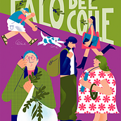 folla di persone nella città di Palo del Colle  . % Anna Franca Coviello tarafından hazırlanan Geleneksel illüstras, on, Tasarım, Güzel sanatlar, Çizim, Ve Poster Tasarımı projesi - 12.20.2022