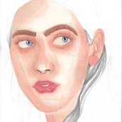 Meu projeto do curso: Retrato ilustrado em aquarela . % Jaqueline Pires tarafından hazırlanan Geleneksel illüstras, on, Güzel sanatlar, Tablo, Çizim, Sulubo, a Resim, Portre Çizimi, Ve Sanatsal Çizim projesi - 12.12.2022