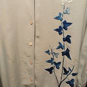 My project for course: Botanical Pattern Embroidery for Clothing Ein Projekt aus dem Bereich H, werk, Musterdesign, Stickerei, Weben, Botanische Illustration, Upc, cling und Textildesign von Sara - 20.12.2022