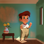 Mi proyecto del curso: Principios de iluminación para pintura digital. Un progetto di Illustrazione tradizionale, Illustrazione digitale e Pittura digitale di Sonia Lorena Ruanova Franco - 21.12.2022