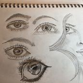 My project for course: Portrait Sketchbooking: Explore the Human Face. Un proyecto de Bocetado, Dibujo, Dibujo de Retrato, Dibujo artístico y Sketchbook de retzkemonica - 21.12.2022