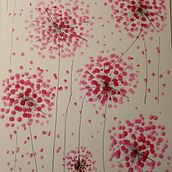 Little red flowers. Watercolor Painting project by Ana Cristina Estêvão - 12.21.2022