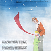 Petit prince Sanglot. Traditional illustration, Fine Arts, Painting, Drawing, Watercolor Painting, and Children's Illustration project by Ambre Martel - 12.21.2022