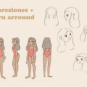 Dibujo de personajes llenos de personalidad Ein Projekt aus dem Bereich Design von Figuren, Skizzenentwurf, Zeichnung, Stor, telling, Stor, board, Artistische Zeichnung und Erzählung von Laura Edith Gutiérrez Torres - 21.12.2022