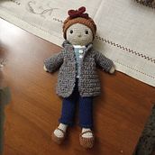 Mi proyecto del curso: Amigurumi: diseño de ropa, pelo y complementos . % Natalia Fermoselle Martinez tarafından hazırlanan Sanat ve El Sanatları, O, uncak Tasarımı, El, af Sanatları, Tığ işi, Amigurumi, Ve Tekstil Tasarımı projesi - 12.21.2022