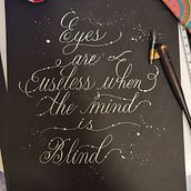 Mi proyecto del curso: Fundamentos y particularidades de la cursiva inglesa. Un proyecto de Caligrafía de Cynthia Cunillera Batlle - 21.12.2022