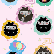 Mi proyecto del curso: Ilustración kawaii: crea personajes encantadores. Ilustração tradicional, Design de personagens, e Mangá projeto de María Florencia Merlo - 22.12.2022