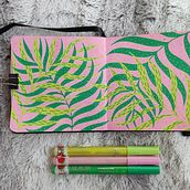 patterns. Un proyecto de Ilustración tradicional, Pattern Design, Ilustración botánica y Sketchbook de Chantal Achtelik - 22.12.2022