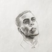 My project for course: Graphite Line Drawing for Portrait Sketchbooking. Un proyecto de Bocetado, Dibujo, Dibujo de Retrato y Sketchbook de Vivek Prakash - 15.12.2022