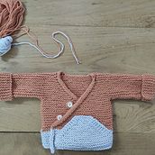 Mi proyecto del curso: Tejido de punto para prendas infantiles. Fashion Design, Fiber Arts, DIY, Knitting, and Textile Design project by Iria Caamaño Pérez - 12.22.2022