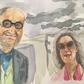 Mon projet du cours : Portraits à l’aquarelle : saisissez la personnalité de votre modèle. Fine Arts, Painting, Watercolor Painting, and Portrait Drawing project by Vincent Bodineau - 12.23.2022